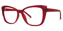 Farris Red Cat eye Glasses2