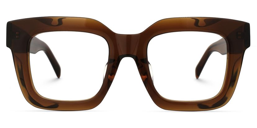 Trinity Tawny Square Glasses