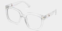 Ebony Clear Square Glasses3