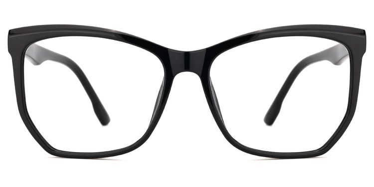 Libby Black Geometric Glasses