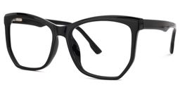 Libby Black Geometric Glasses1