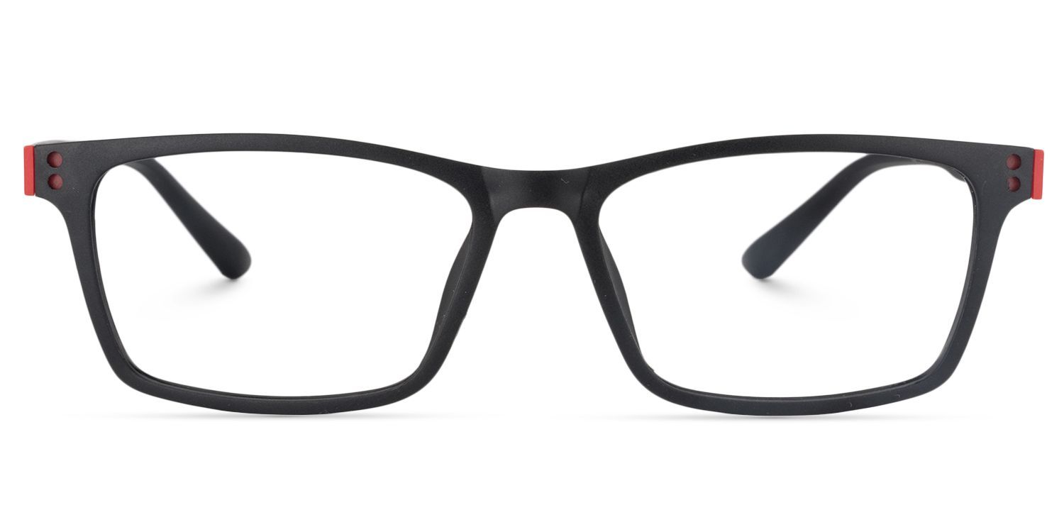 Cheche Rectangle Black Eyeglasses for Women and Men1