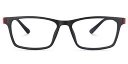 Cheche Black Rectangle Glasses1