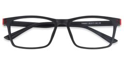 Cheche Black Rectangle Glasses2