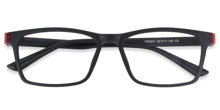 Cheche Black Rectangle Glasses