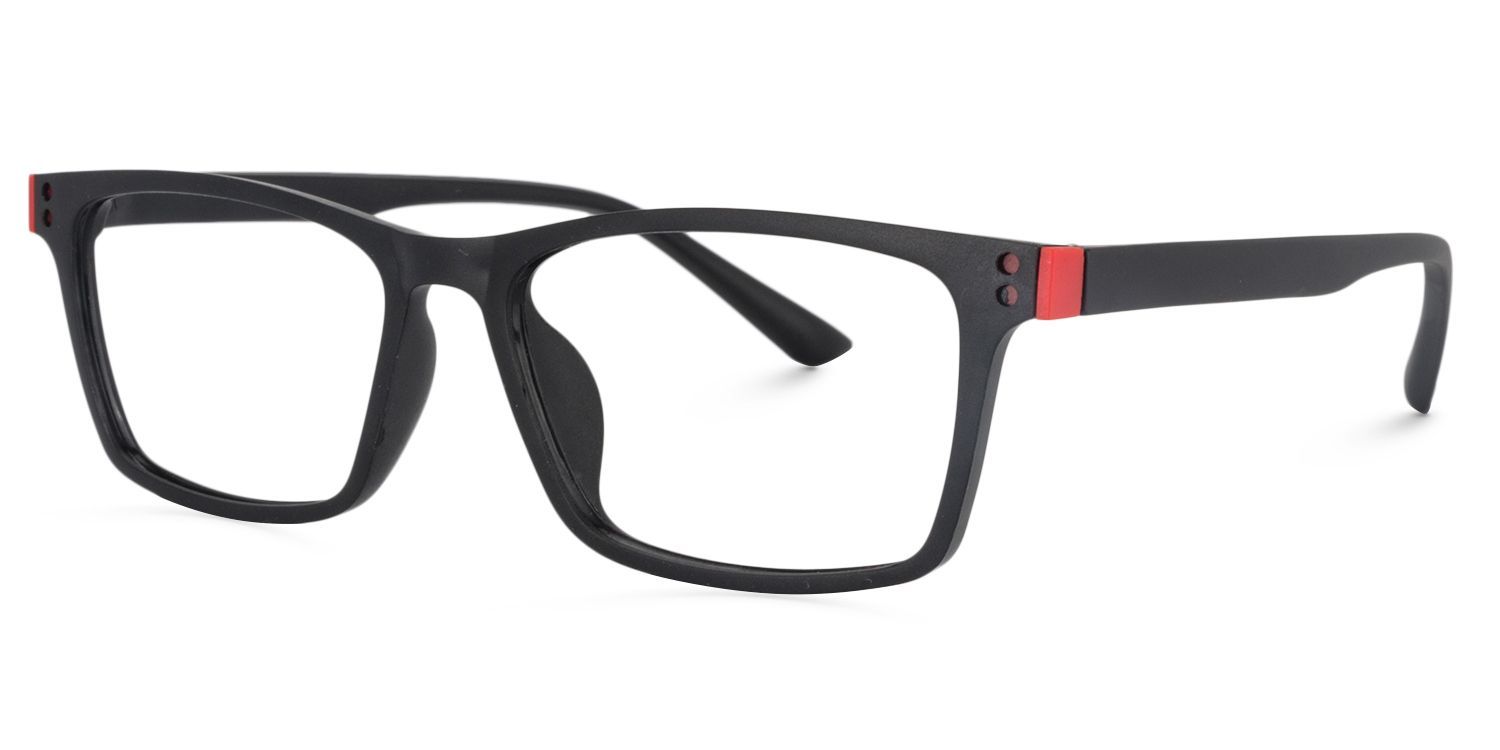 Cheche Rectangle Black Eyeglasses for Women and Men3