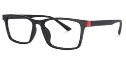 Cheche Black Rectangle Glasses3
