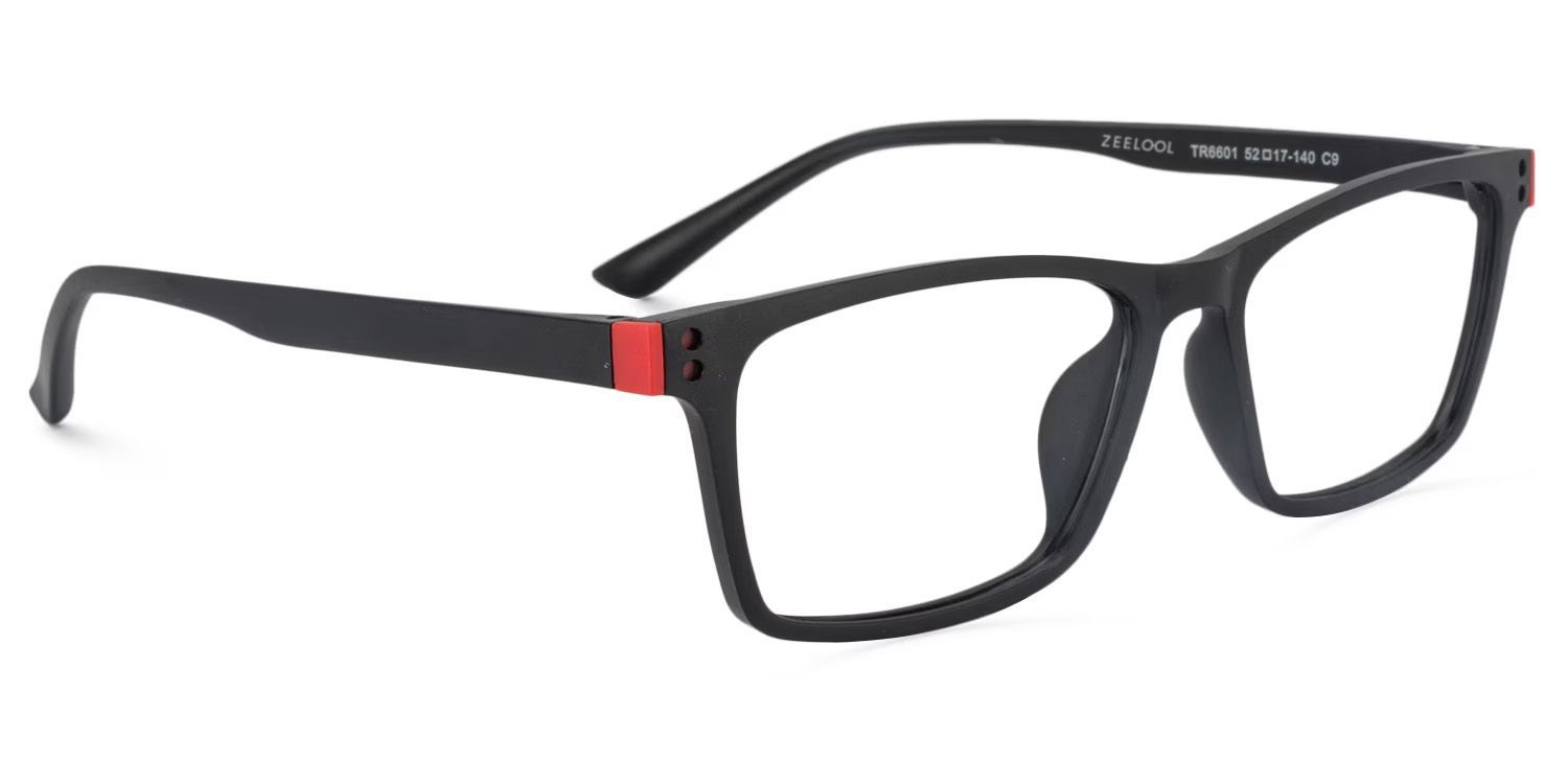 Cheche Rectangle Black Eyeglasses for Women and Men4