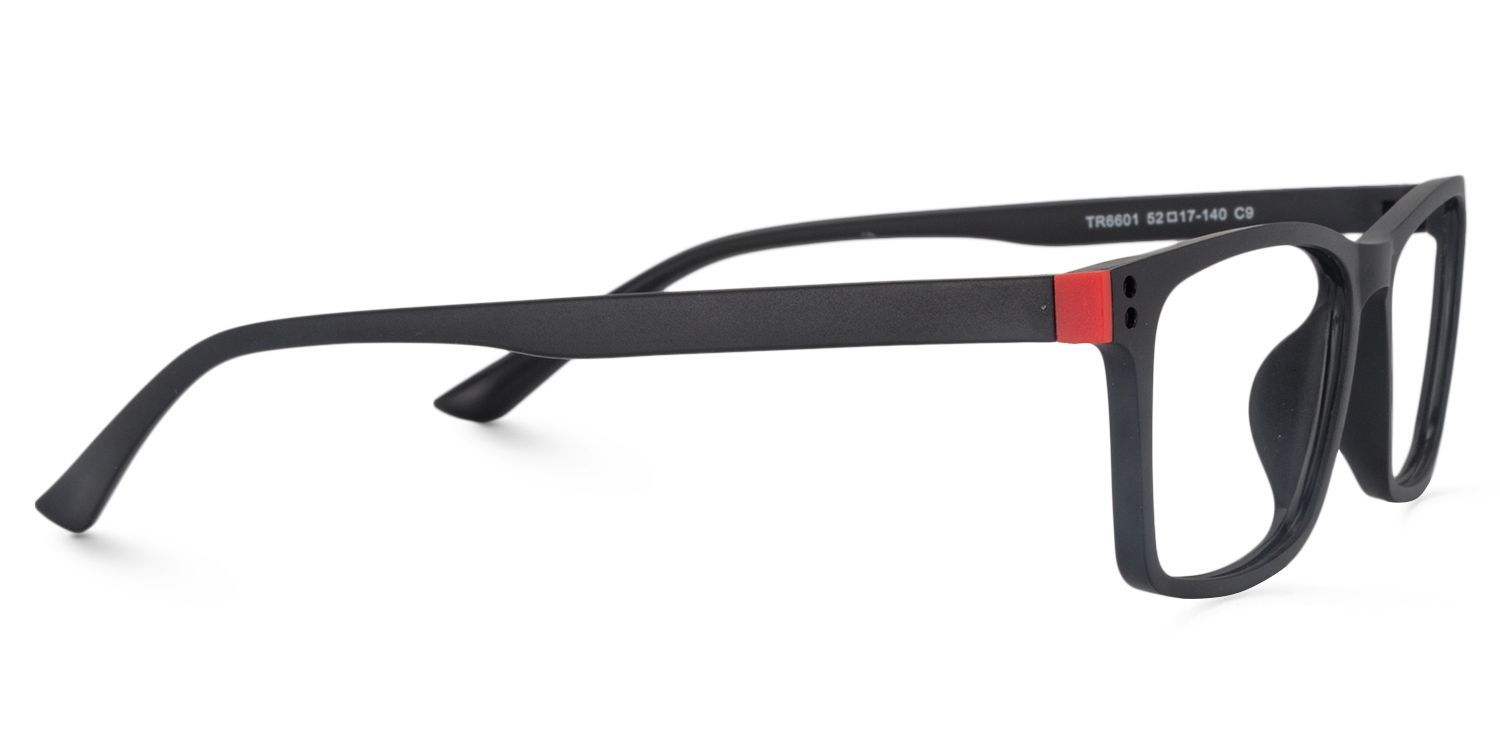 Cheche Rectangle Black Eyeglasses for Women and Men5