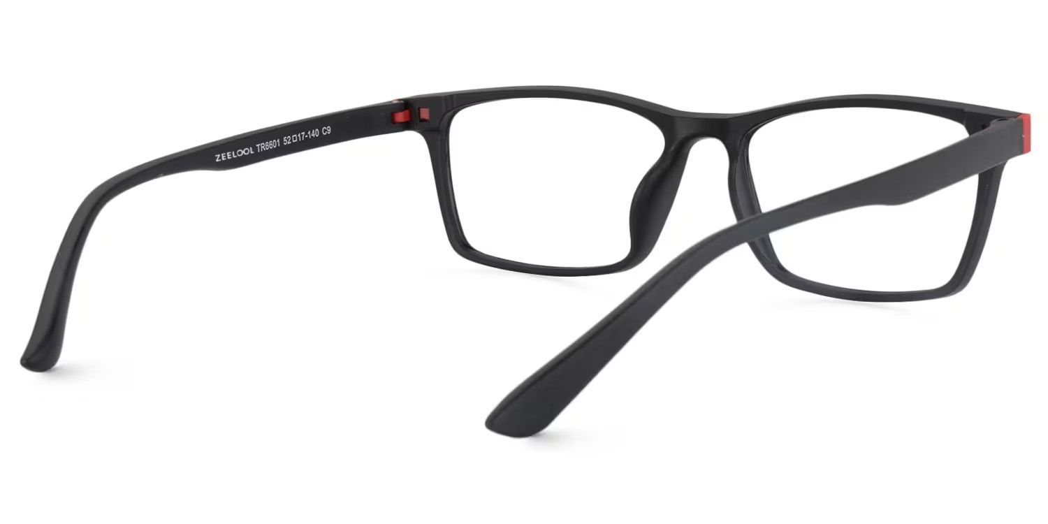 Cheche Rectangle Black Eyeglasses for Women and Men6