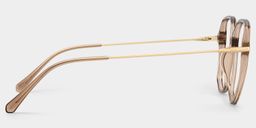 Payton Beige Geometric Glasses3