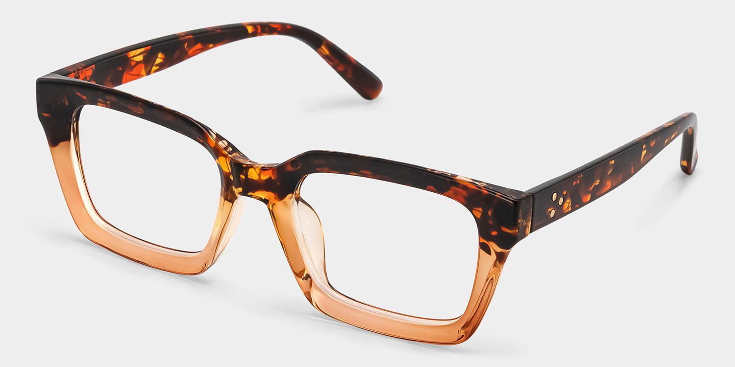Grover Rectangle Tortoise Eyeglasses and Glasses Frames2