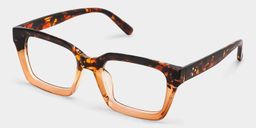 Grover Tortoise Rectangle Glasses2