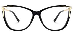 Yomary Black Cat eye Glasses0