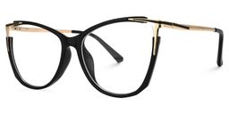 Yomary Black Cat eye Glasses1