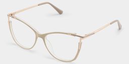 Yomary Khaki Cat eye Glasses3