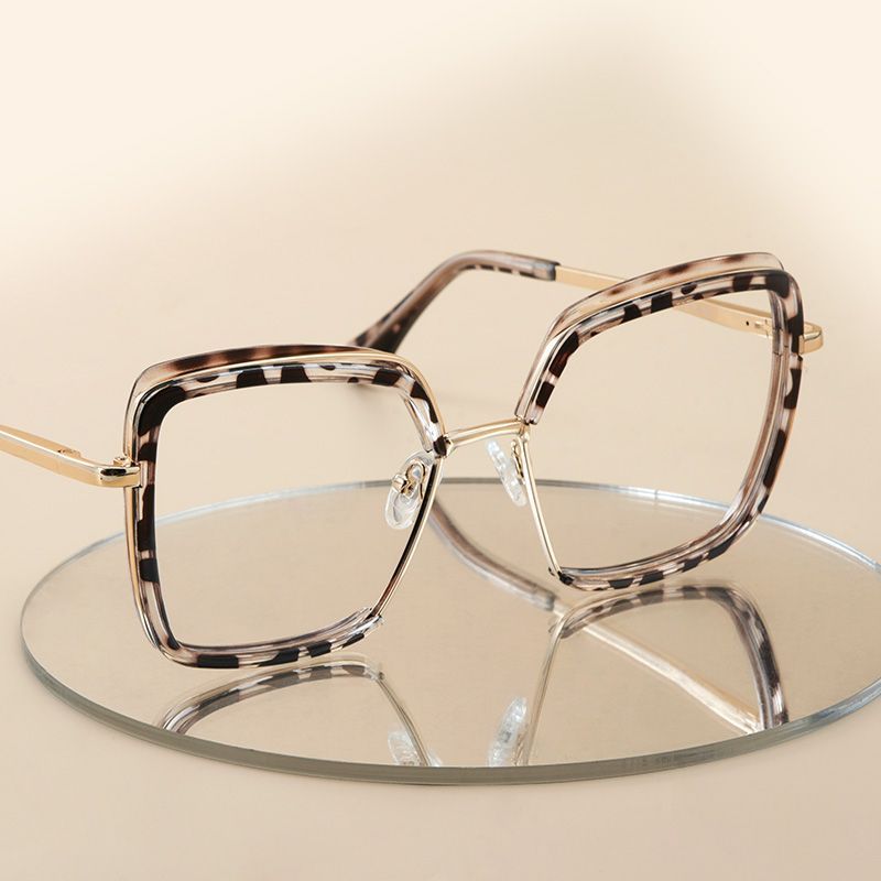 Cordaro Square Clear Tortoise Lightweight Glasses | ZEELOOL0