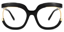 Darice Black Round Glasses1