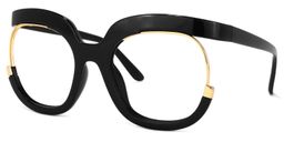 Darice Black Round Glasses2