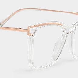Krystle Clear Square Glasses7