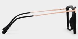 Krystle Black Square Glasses5