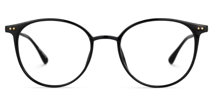 Judsy Black Round Glasses