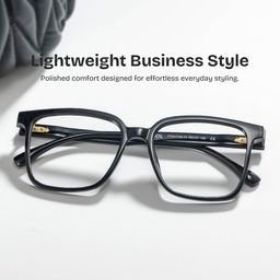 Contreras Black Square Glasses0