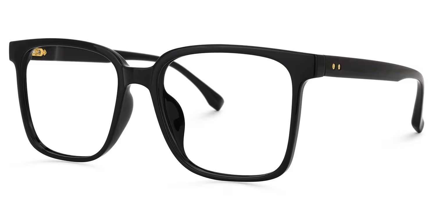 Contreras Square Black Glasses | Zeelool Glasses3