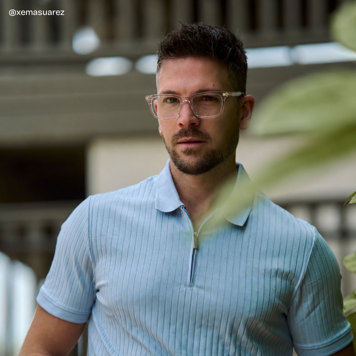 Square Contreras Eyeglasses and Clear Frame5