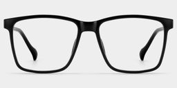 Burgos Black Square Glasses0