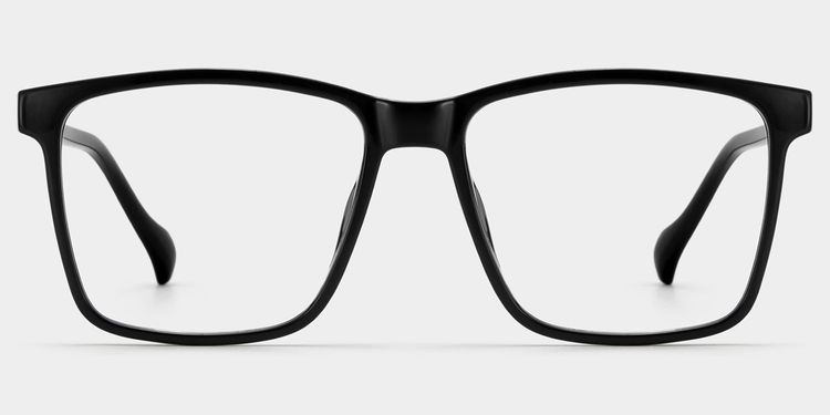 Burgos Black Square Glasses
