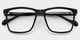 Burgos Black Square Glasses1