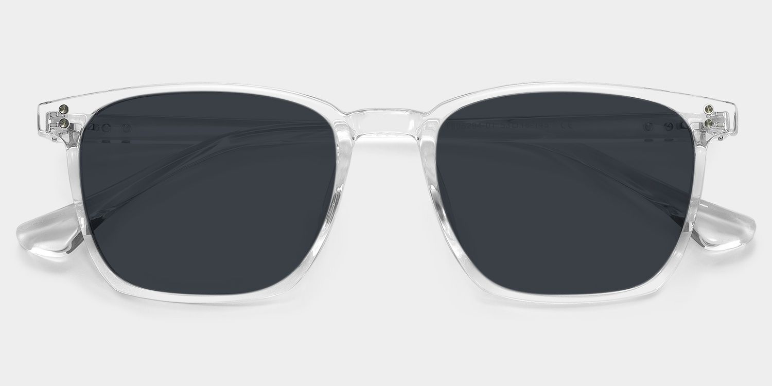Martinez Clear Square Sunglasses to Frame Your Face | ZEELOOL1