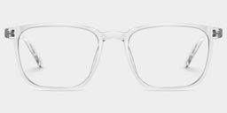 Martinez Clear Square Glasses1