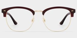 Lasha Red Browline Glasses1