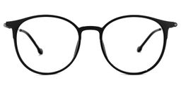 Gamble Black Round Glasses0