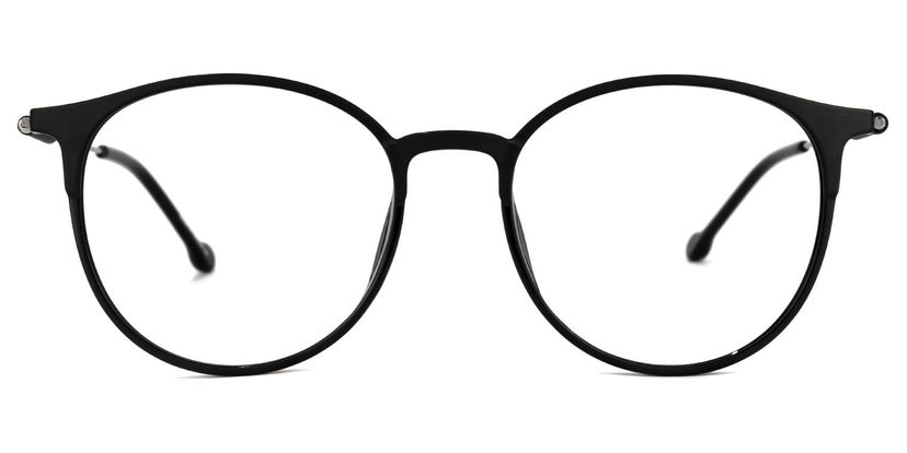 Gamble Black Round Glasses