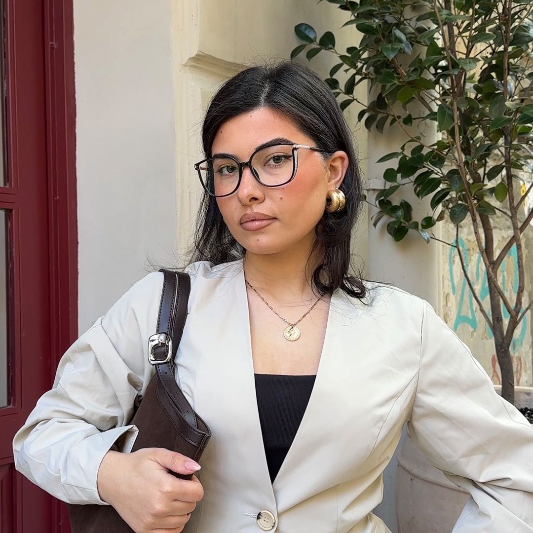 Rodz Square Black Frame Glasses for Women | ZEELOOL7