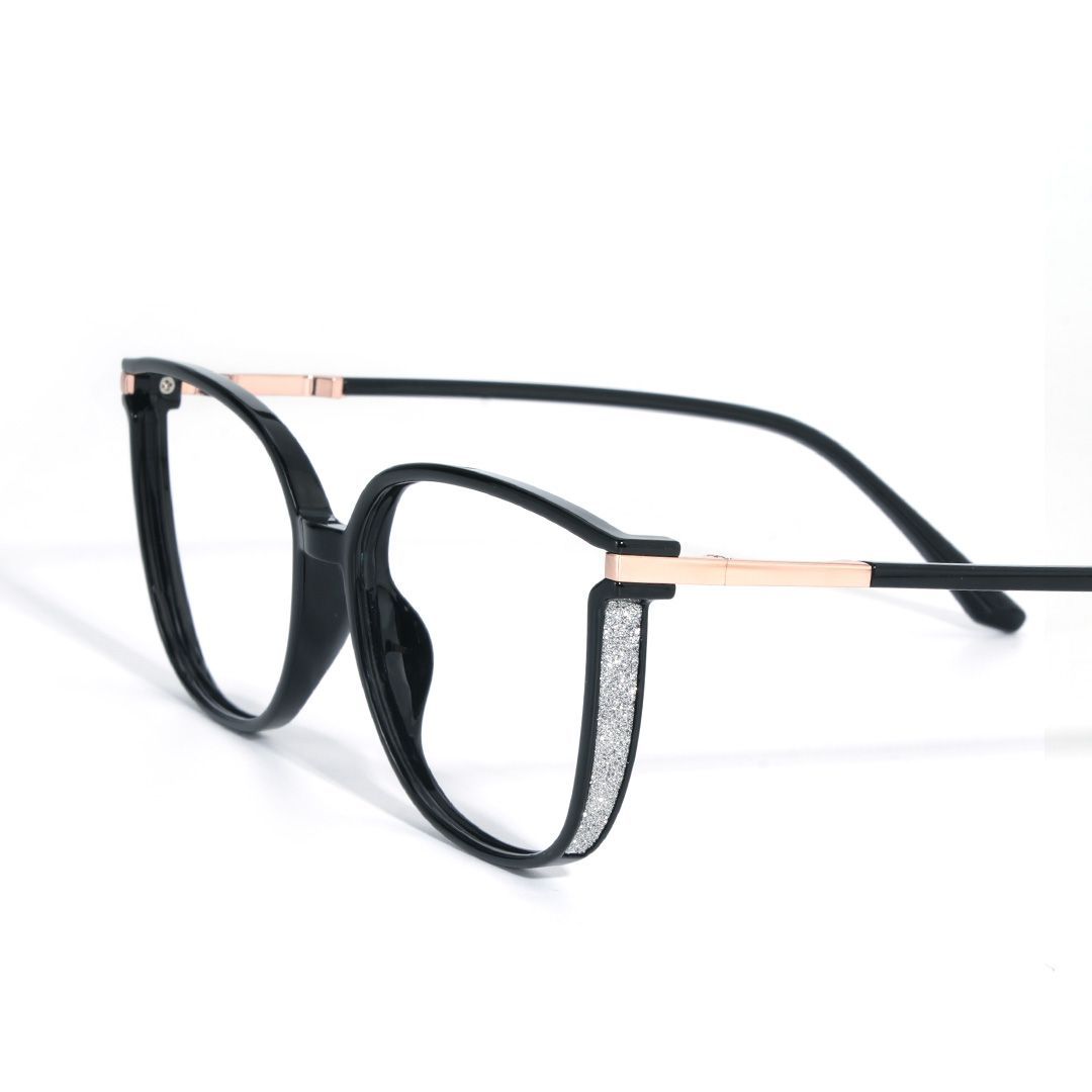 Rodz Square Black Frame Glasses for Women | ZEELOOL1