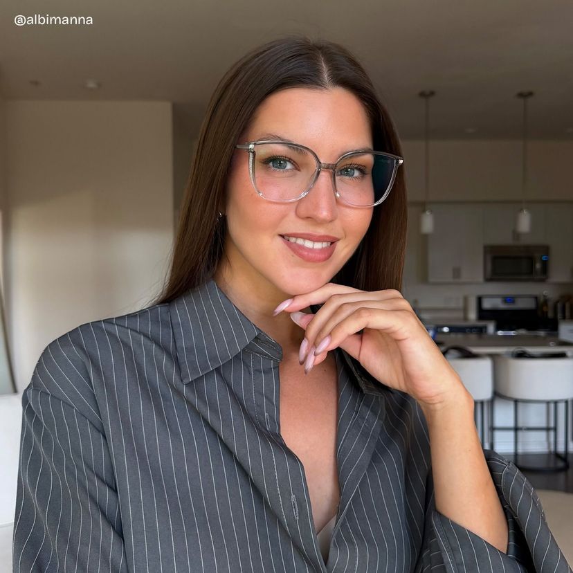 Rodz Gray Green Square Glasses