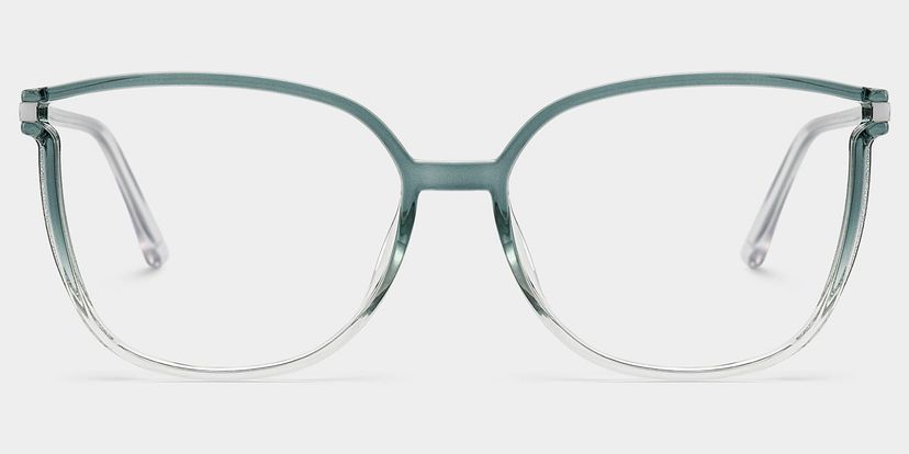 Rodz Gray Green Square Glasses