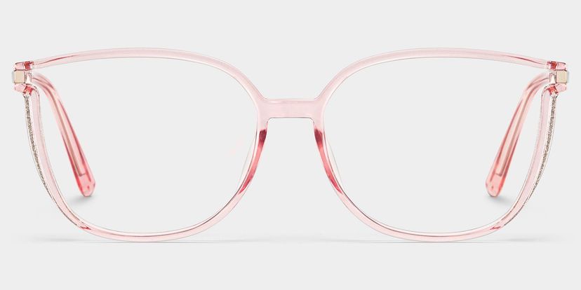 Rodz Flesh-Pink Square Glasses