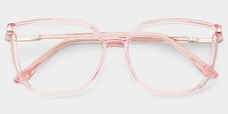 Rodz Flesh-Pink Square Glasses1