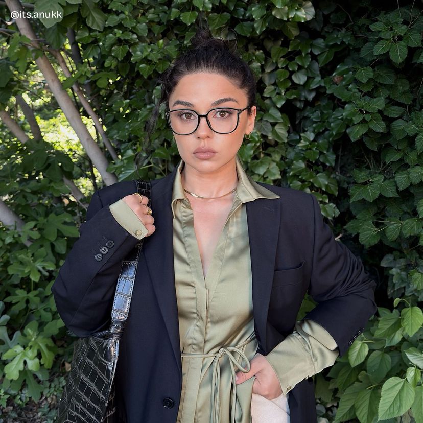 Rodz Dark-Green Square Glasses