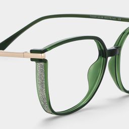 Rodz Dark-Green Square Glasses4
