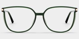 Rodz Dark-Green Square Glasses0