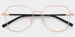 Bivins Gold Geometric Glasses2