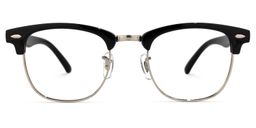 Hacker Black Browline Glasses1