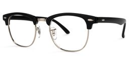 Hacker Black Browline Glasses2