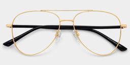 Paige Gold Aviator Glasses2